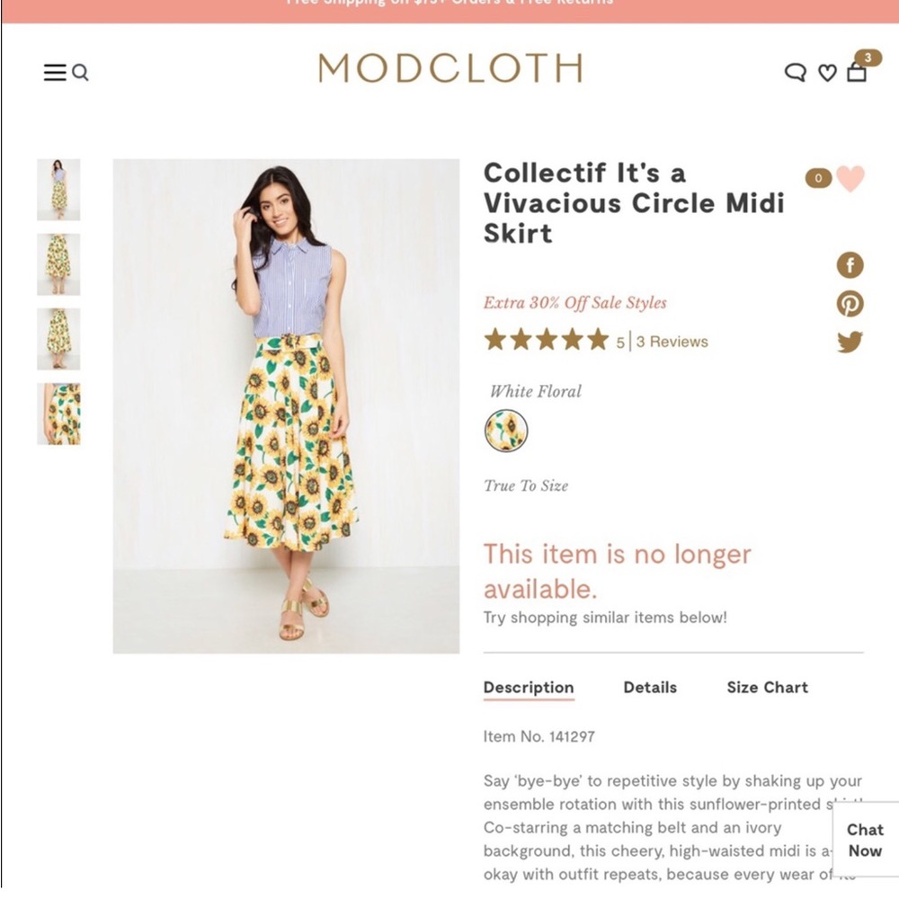 🌻Retro PinUp Unique Vintage Sunflower skirt🌻